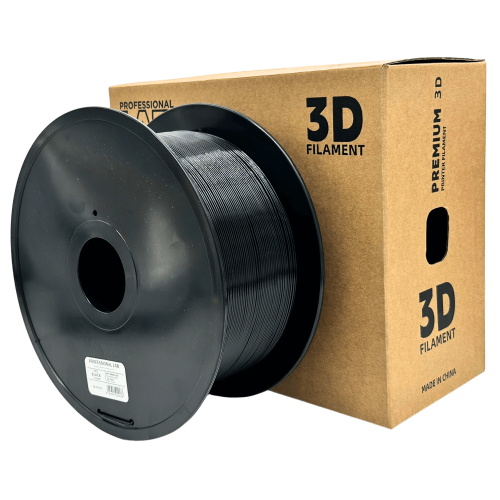 PETG črna filament za 3D tiskalnik 3 kg – 1,75 mm | Prof. Lab
