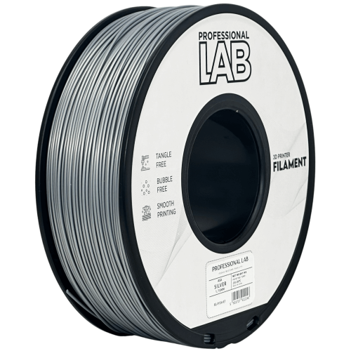 ASA srebrn filament 1,75 mm | Prof. Lab | 1 kg UV-odporen material za 3D tiskanje 