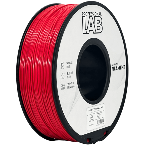 ASA rdeč filament 1,75 mm | Prof. Lab | 1 kg UV-odporen material za 3D tiskanje 