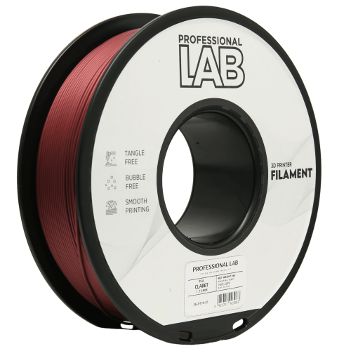 PLA vinsko rdeča filament 1.75 mm – Prof. Lab Biološko razgradljiv PLA (1kg kolut)