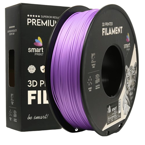 PLA pastelno vijolična filament 1.75 mm – Smart Print Biološko razgradljiv PLA (1kg kolut)