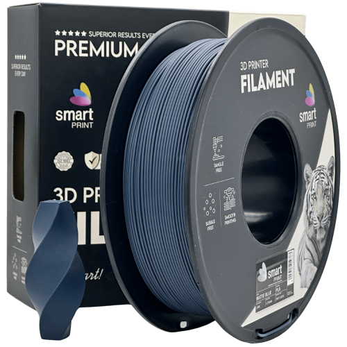 PLA Mat Modra Filament 1.75 mm – Smart Print Biološko Razgradljiv PLA (1kg Kolut)